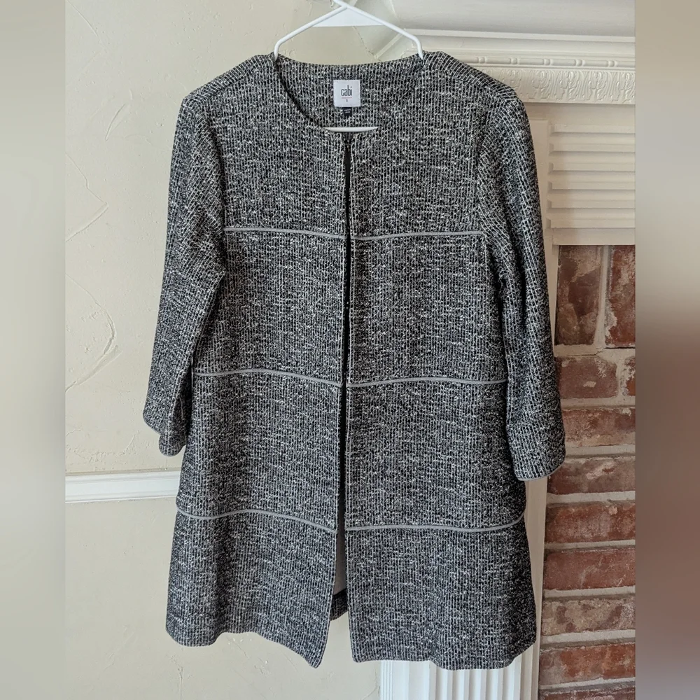 Cabi | Tweed Knit‎ Longline Blazer Jacket